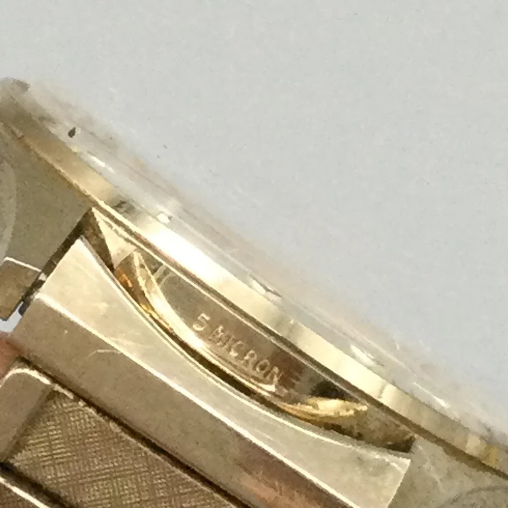 Vintage Helbros Invincible Swiss Mens Watch 33mm Silver Gold Tone Stretch Manual